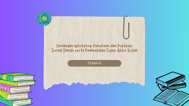 Undangan Workshop Penulisan dan Publikasi Jurnal Ilmiah