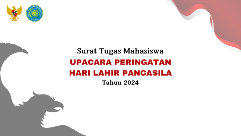 Surat Tugas Mahasiswa Upacara Peringatan Hari Lahir Pancasila