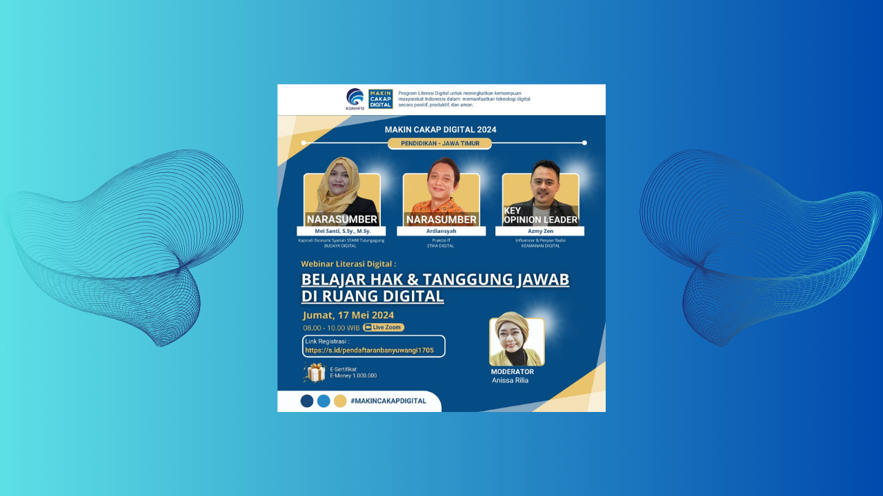 Webinar Gratis (Belajar Hak & Tanggung Jawab di Ruang Digital)