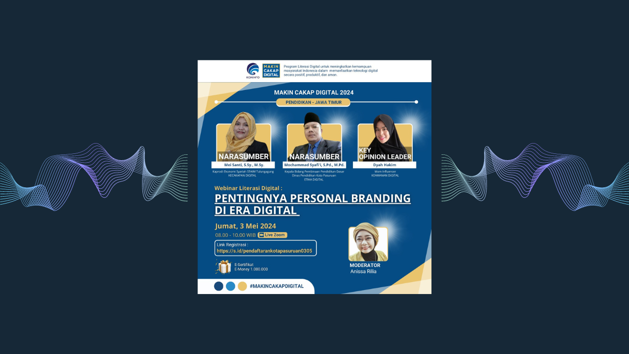 Webinar LitDig (Pentingnya Personal Branding di Era Digital)