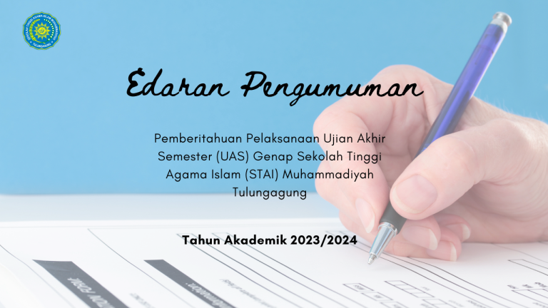 Pemberitahuan Pelaksanaan UAS Genap 2023-2024