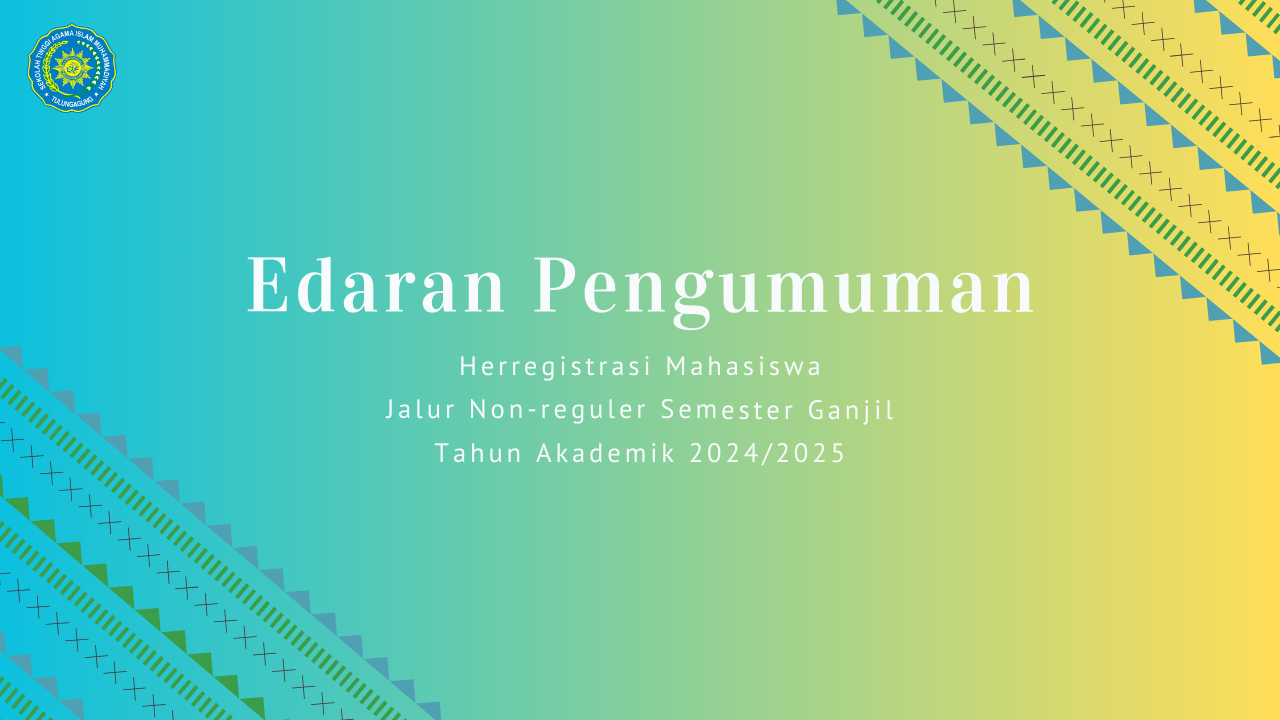 Herregistrasi Mahasiswa Jalur Non-reguler Ganjil TA 2024-2025