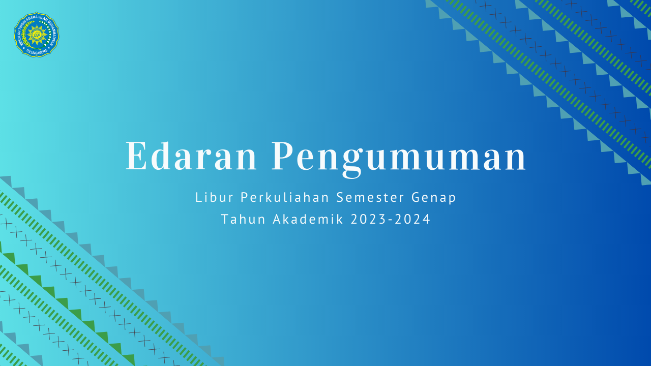 Libur Perkuliahan Semester Genap TA 2023-2024 STAIMTA