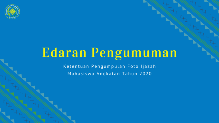 Pengumuman Ketentuan Pengumpulan Foto Ijazah Tahun 2024