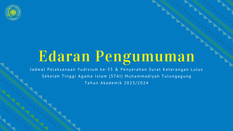 Jadwal Pelaksanaan Yudisium ke-35 dan Penyerahan SKL STAIMTA