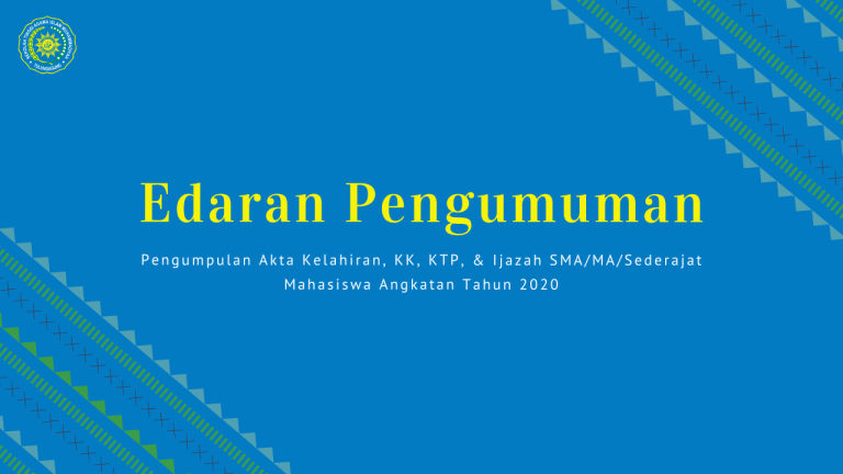 Pengumpulan Akta Kelahiran, KK, KTP, & Ijazah SMA MA Sederajat