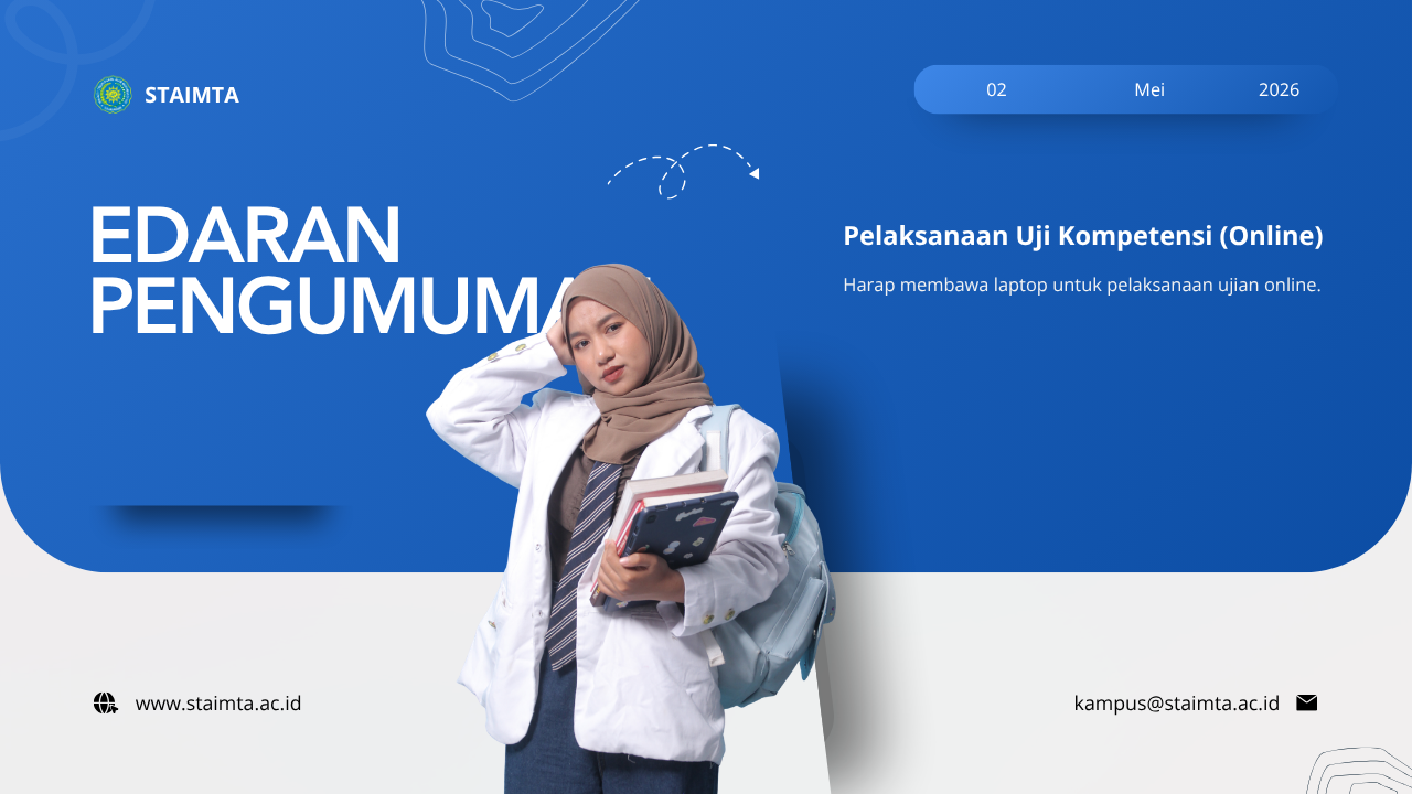 Edaran Pengumuman Uji Kompetensi
