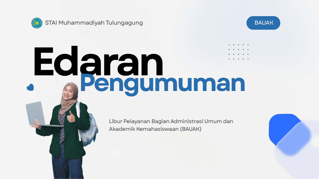 Libur Pelayanan BAUAK