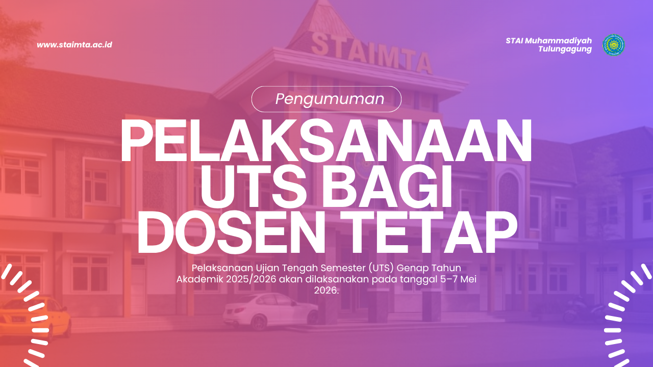 Pengumuman Pelaksanaan UTS Dostap